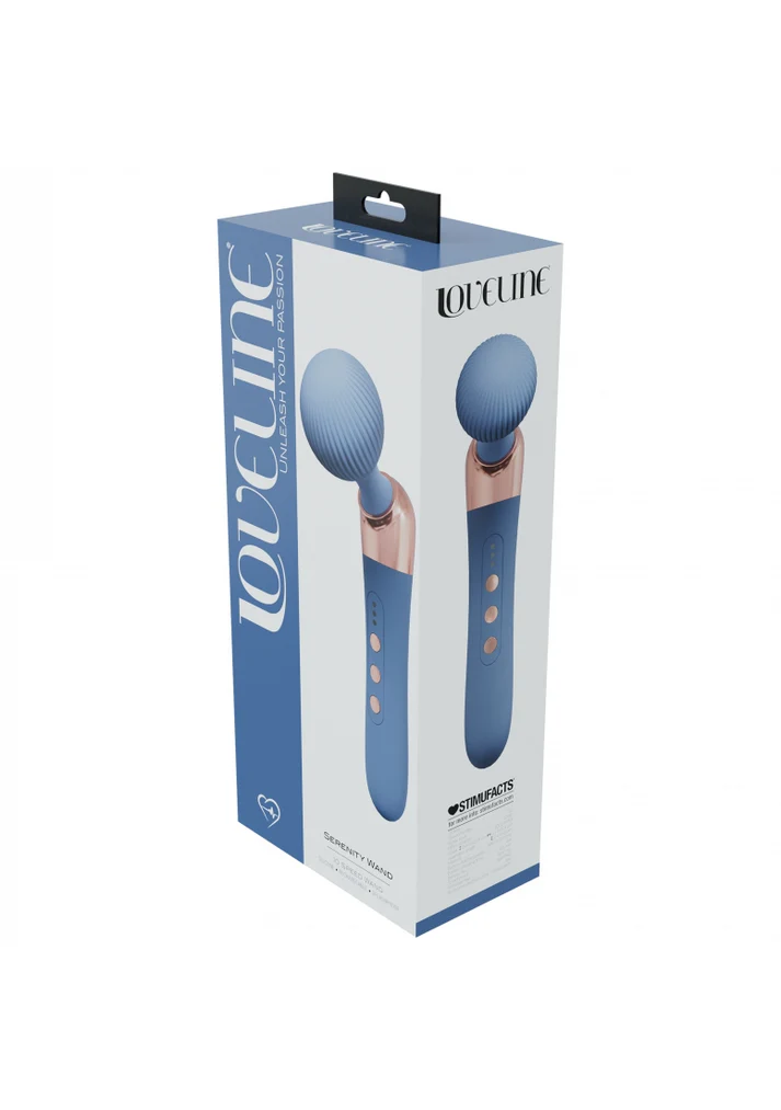 Serenity - Blue Angled Wand by Loveline