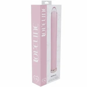 Loveline Sparkle 10 Function Rechargeable Glass Vibrator Pink