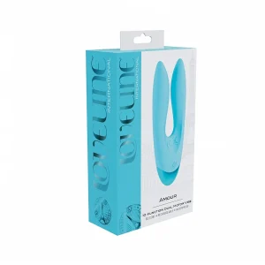 Loveline Amour Rechargeable Dual Motor Vibrator - Blue