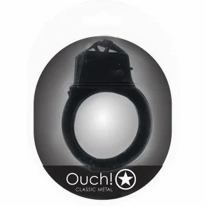 Ouch! Classic Metal Handcuffs (Black)
